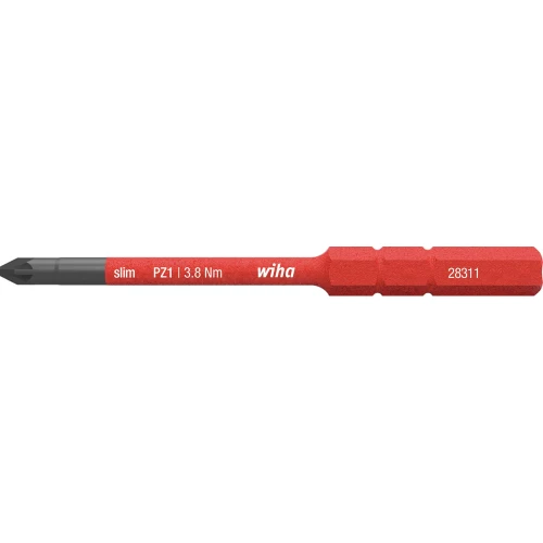 WIHA PZ1 x 75mm VDE SlimVario Screwdriver Bit image