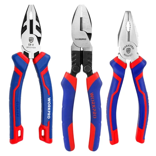 WORKPRO 3 Piece Combination Pliers Set image