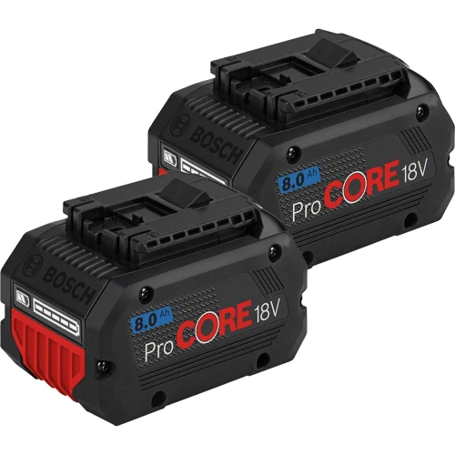 Bosch ProCORE 8.0Ah 18V Li-Ion Batteries - Pack of 2 image