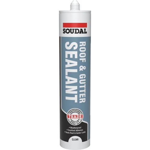 Soudal Roof & Gutter Sealant - Clear image