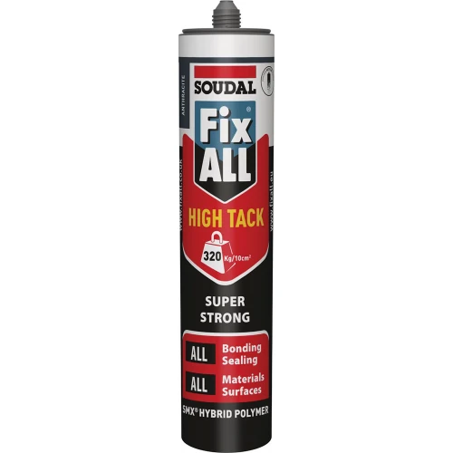 Soudal Fix ALL High Tack Sealant Adhesive - Anthracite image