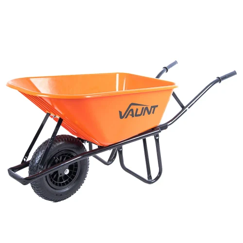 Vaunt Heavy Duty 100Ltr Plastic Wheelbarrow with Puncture Proof Wheel image