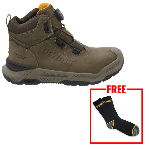 Dewalt GRIDX S7S BOA Safety Boots - Stone image