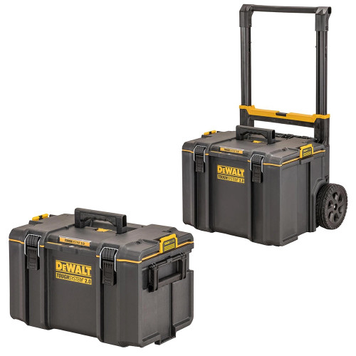 Dewalt 2 Piece TOUGHSYSTEM 2.0 Wheeled Tool Box & Large Case image