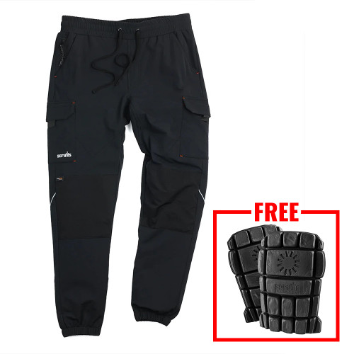 Scruffs Tech Hybrid Joggers - Black image