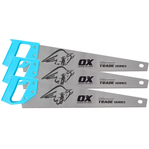 OX Trade T130950 Hand Saw - 500mm / 20in - Pack of 3 image