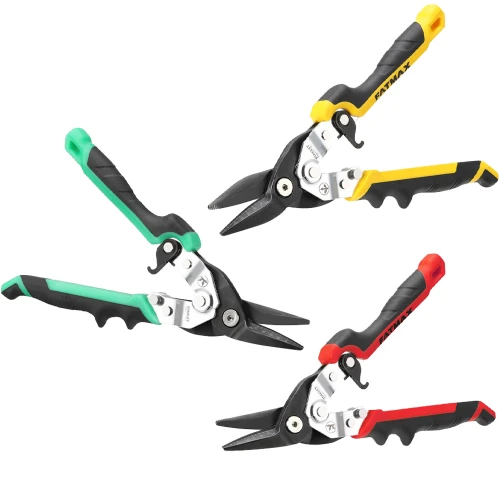 Stanley FatMax ERGO 250mm Straight, Left & Right Aviation Snips Set image