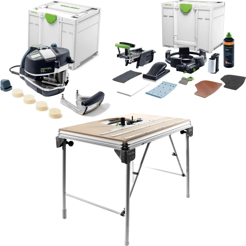 Festool CONTURO KA 65-Plus Electric Edge Bander, Accessories Kit & Multifunction Table image