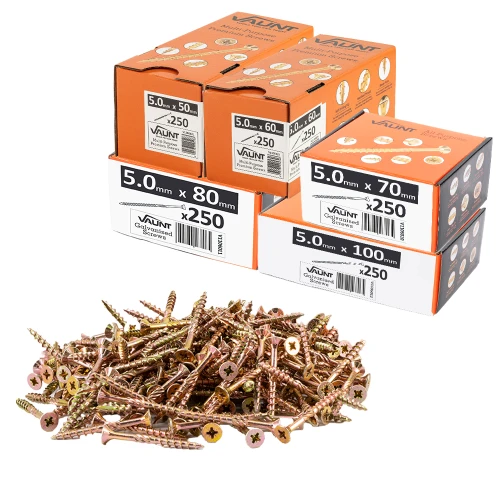 Vaunt 5.0mm Multi-Purpose Wood Screws - Pack of 1250 image