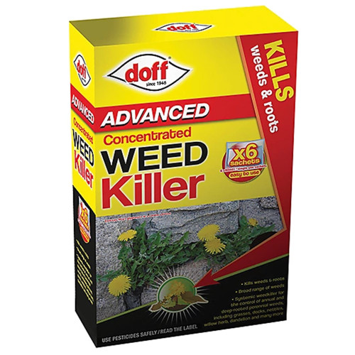 Doff Advanced Weed & Root Killer Concentrated Weedkiller - 6 Sachets image