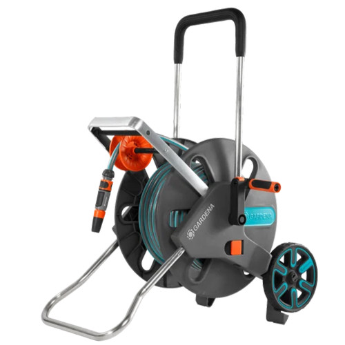 Gardena CleverRoll L Easy Hose Trolley with 50m Hose image