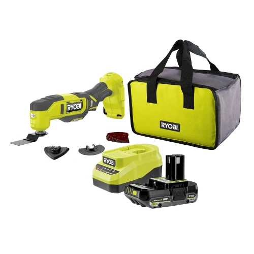 Ryobi RMT18-0 18V ONE+ Multi-Tool, 1x 2.5Ah Battery, Charger & Tool Bag image