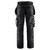 Blaklader Craftsman Trousers with Stretch, Belt & Knee Pads - Grey