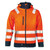 Herock Hi-Vis Gregor Softshell Jacket - Orange/Marine image