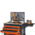 Beta RSC24/7 Mobile Roller Cabinet with 7 Drawers - Orange/Black
