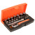 Bahco 25 Piece 1/4 Inch Square Drive Socket Set image