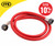 Red Washing Machine Hose 1.5m image ebay10