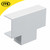 Centaur 16mm x uPVC Mini Trunking Equal Tee White - Pack of 2 image ebay