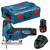 Bosch GST 12V-70 12v Jigsaw with 2 x 2Ah Batteries, Charger and Case