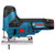 Bosch GST 12V-70 12v Jigsaw with 2 x 2Ah Batteries, Charger and Case