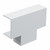 Centaur 25mm x 16mm uPVC Mini Trunking Equal Tee White - Pack of 2