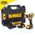 18v XR Brushless Combi Drill with 1 x 1.5Ah + 1 x 4Ah Batteries, Charger and Case image ebay