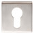 Carlisle Brass Square Euro Escutcheon - Satin Chrome image