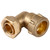22mm x 3/4'' Compression Bent Tap Connector - Pack of 10 image