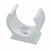 Centaur 25mm uPVC Round Conduit U Clips White - Pack of 10
