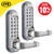 Codelock 500 Series Tubular Mortice Latch with Code Free Entry Option - Pack of 2 image ebay10