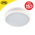 Zinc 14w LED Shallow Bulkhead Light - Standard image ebay15