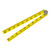 Faithfull Folding Rule ABS Plastic 1m - Yellow