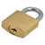 Brass Padlock 25mm c/w 3 Keys