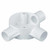 Centaur 25mm uPVC Conduit Tee Box White - Pack of 2