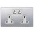 Energenie MiHome Style - Double Socket Steel