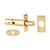 Carlisle Brass Security Door Bolt 60mm - Electro Brassed image