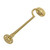 Carlisle Brass Cabin Hook 103.5mm Lightweight - Polished image