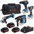Bosch 18V Brushless 4 Piece Tool Set with 3x 4.0Ah Batteries, Charger & Bag image