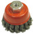 Wire Cup Brush Twist Knot 100mm M14 x 0.50mm Steel Wire
