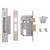 ERA Viscount Oval-Euro Sashlock 64mm - Satin image