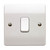 MK by Honeywell 10A 1 Gang SP 1-Way Flush Plateswitch
