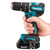 Makita DHP487 18V LXT Brushless Combi Drill with 2x 6.0Ah Batteries, Charger & Case
