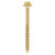 Timco Solo 10.0 x 70mm Coach Screw Zinc Yellow Passivated - Box of 50