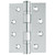 Hoppe 2x Ball Bearing Hinges 102 x 76mm - Stainless Steel