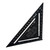 Faithfull Prestige Quick Square Black Aluminium 300mm (12in)