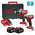 Milwaukee M18 ONEPP2A2-502X 18V ONE-KEY 2 Piece Kit with 2x 5.0Ah Batteries, Charger and Case image