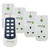 MiHome Pack of 4 Remote Controlled Sockets