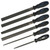 File & Rasp Set, 6 Piece in Plastic Wallet