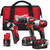 Milwaukee 18v RED Li-ion 3 Piece Kit image