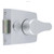 Hoppe Nightlatch - 40mm Alu/Silver Body Satin Chrome Cylinder image